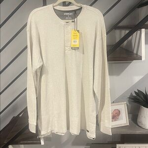 Stanley Work Wear Bundle Black Hoodie Long Sleeve Thermal Henley Oatmeal Heather